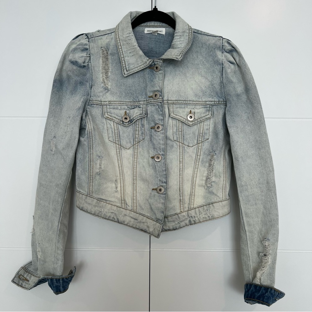 Dance & Marvel Light Wash Denim Jacket
